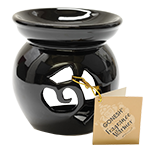Black Ceramic Oil Warmer