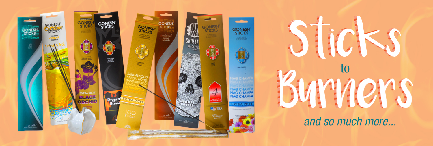 Incense Sticks, Incense Cones, & Fragrance Oils Gonesh