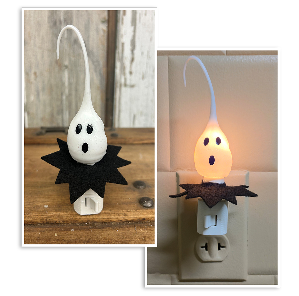 Scented Bulb Night Light - Ghostly Glow