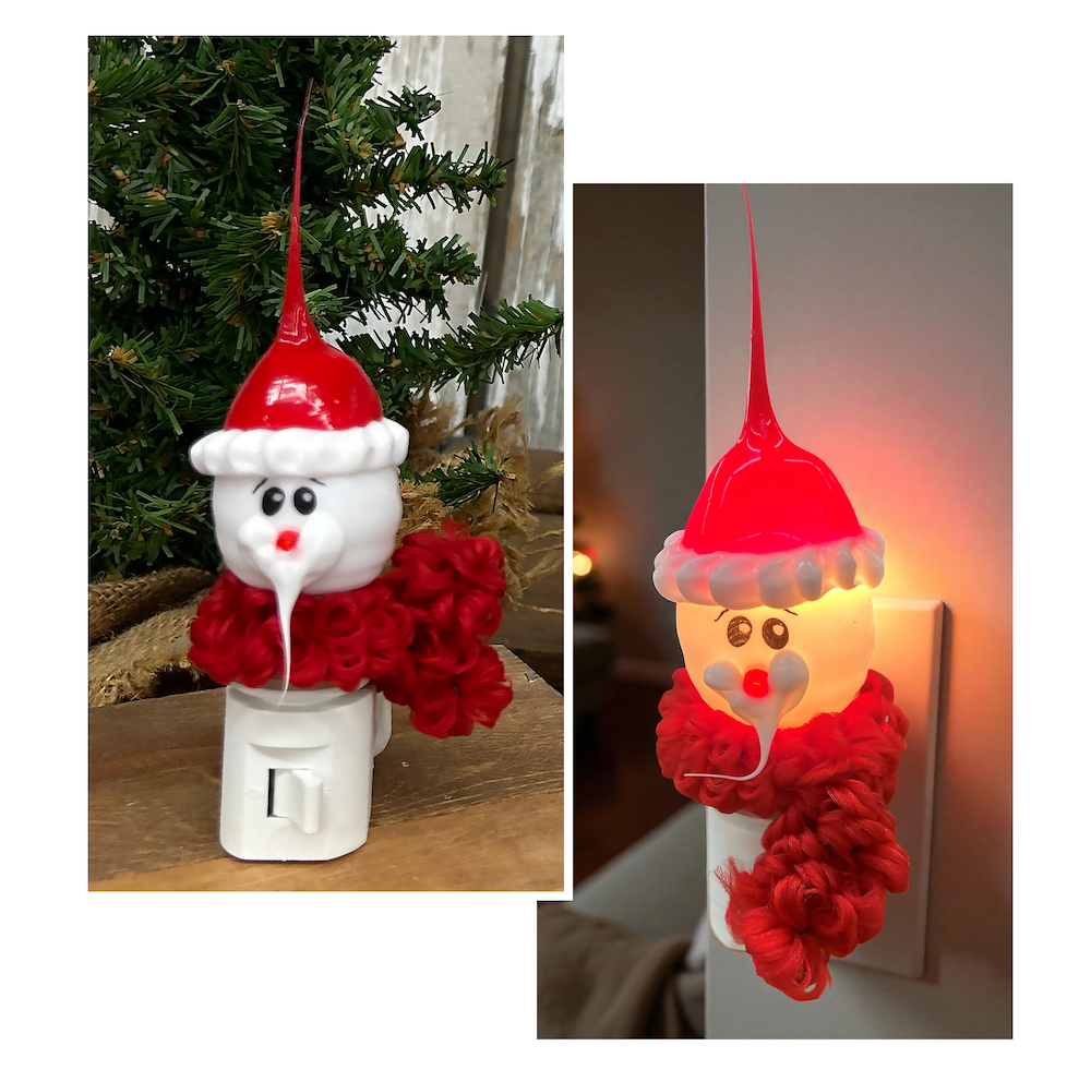 Scented Bulb Night Light - Starry Santa
