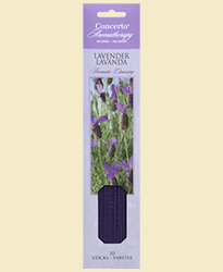 Concerto Aromatherapy - Incense Sticks Lavender