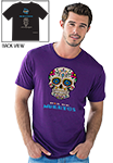 Day of the Dead - T-Shirt- Purple