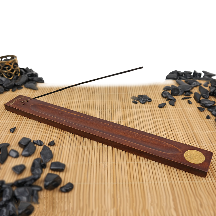 Gonesh: 12" Brown: Flat Wood Stick Holder