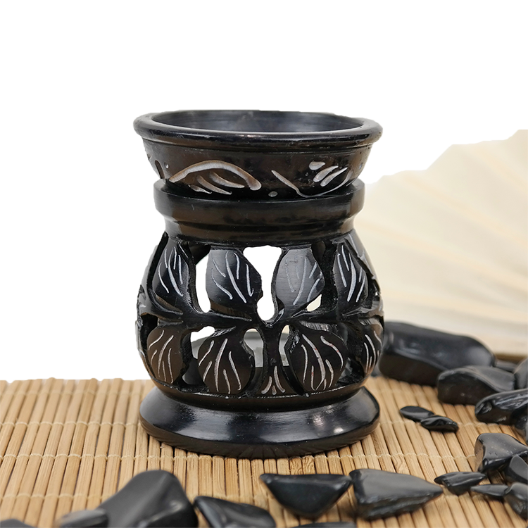 Mother Nature's Soapstone Warmer- Onyx