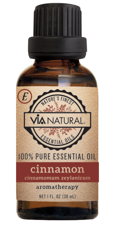 Via Natural®- 100% Essential Oil- Cinnamon
